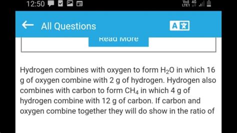 All QuestionsA 하Keda ivioreHydrogen combines with oxygen to form H2