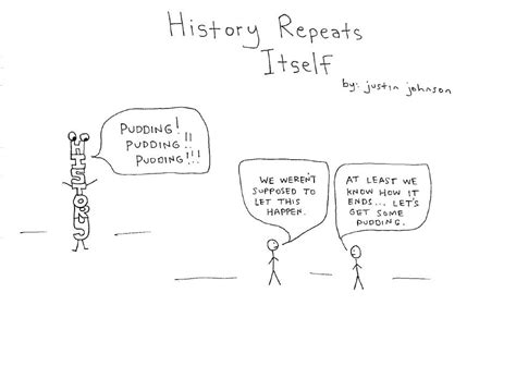 New Cartoon - History Repeats Itself by Justin J. Johnson