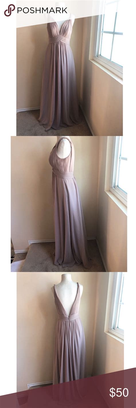 Azazie Maren Vintage Mauve Bridesmaid Dress Goddess Dress Mauve