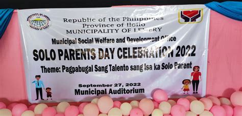 Solo Parents Day Celebration Iloilo Provincial Government