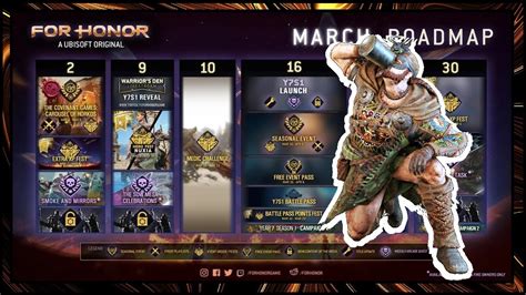 For Honor March Roadmap Breakdown Horkos Covenant Games Y7S1