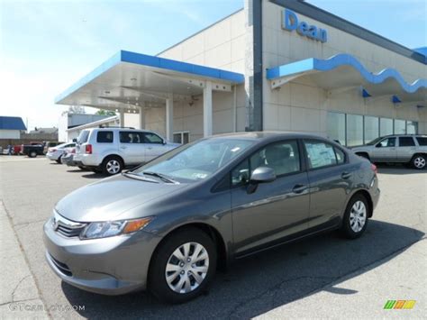 2012 Polished Metal Metallic Honda Civic Lx Sedan 64289294 Photo 15