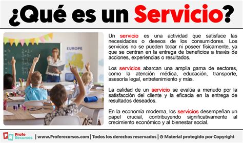 es  servicio definicion de servicio