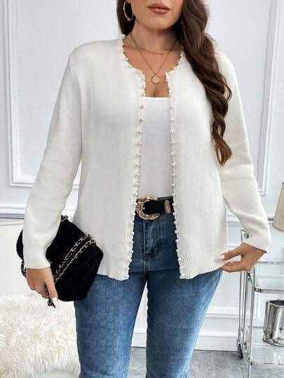 Plus Size Knitwear Cardigans SHEIN UK