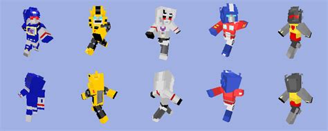 Minecraft Transformers Skins By Unconceivable On Deviantart