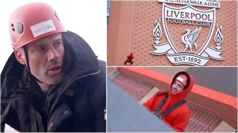 Gary Neville Roasts Jamie Carragher During Extreme Challenge At Liverpools Anfield