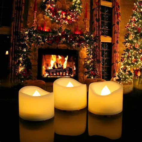 Candle Choice Pcs Premium Realistic Flameless Votive Candles