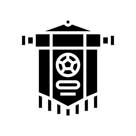 Club Soccer Glyph Icon Vector Illustration Vector Art At Vecteezy