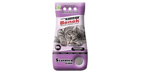 SUPER BENEK żwirek bentonitowy Standard Lawenda 10l Zubizoo pl