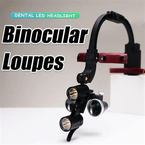 Nico LED Light Lupa Cir Rgica Farol Dental Binocular Dentista