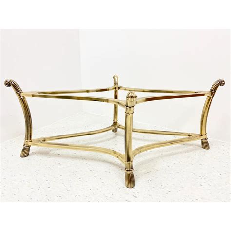 Solid Brass Coffee Table Base In Art Deco Style Mimo Decor