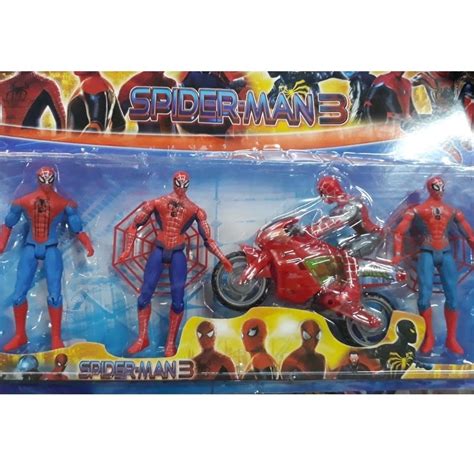 Kit Bonecos Super Her Is Homem Aranha Brinquedo Figuras De A O