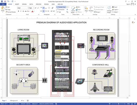 Visio network diagram stencils