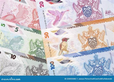 Trinidad Und Tobago Dollar Eine Neue Serie Von Banknoten Stockfoto