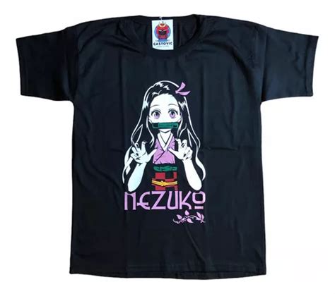 Remera Vinilo Nezuko Kamado Kimetsu No Yaiba Demon Slayer