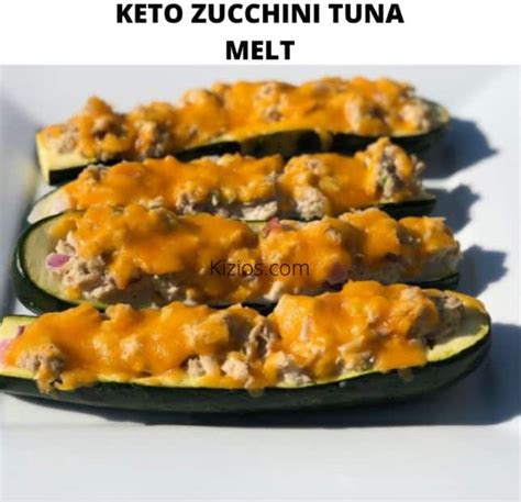 KETO ZUCCHINI TUNA MELT Keto Recipes