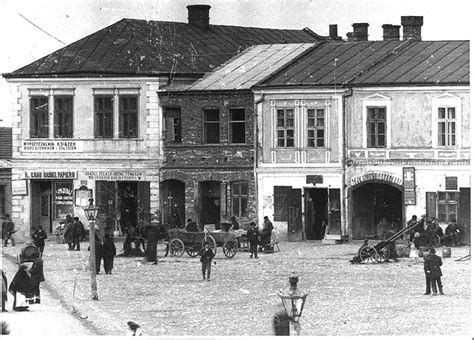 Mielec Rynek [Market Place] - Postcards, Photos, Jewish Shops