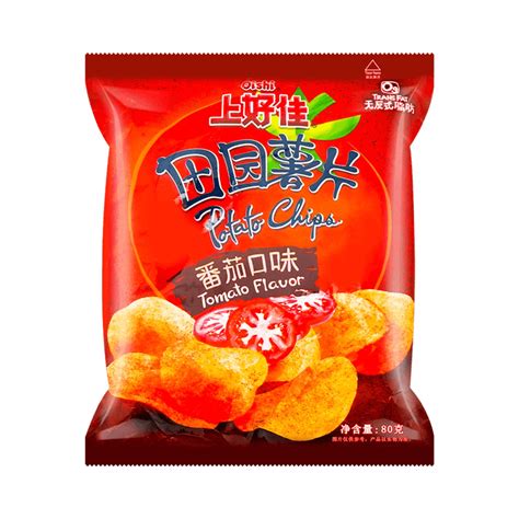 Get Oishi Potato Chips Tomato Flavor Delivered Weee Asian Market