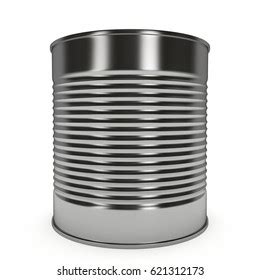 Tincan Ribbed Metal Tin Can Canned Stock Vector Royalty Free