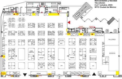 Plano de Exposición Expo Manualidades y Navidad