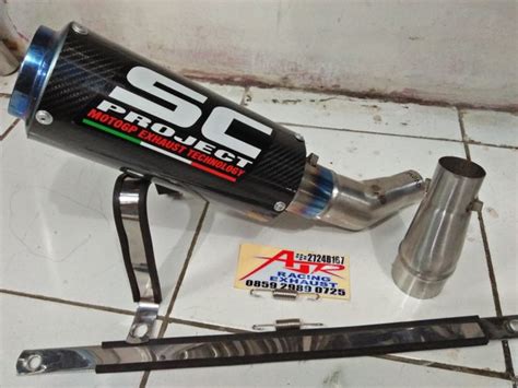 Jual Knalpot Sc Project Carbon Slip On Pnp Ninja Carbu Fi R Mt