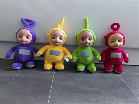 Teletubbies Talking Soft Toys Set Of Tinky Winky Dipsy Laa Laa And