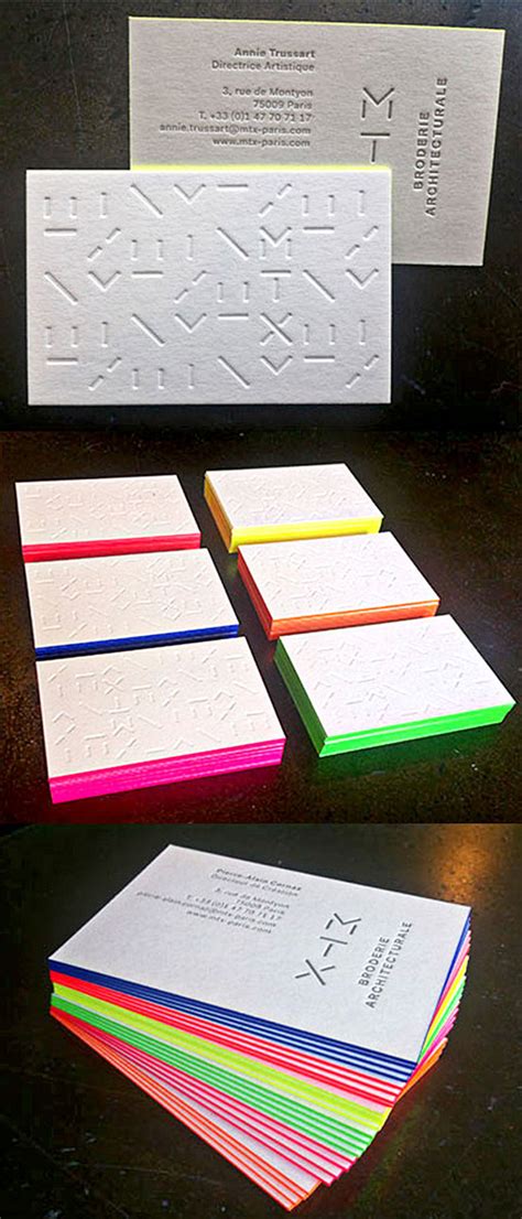 Bright Neon Business Cards - The Design Inspiration | Business Cards ...