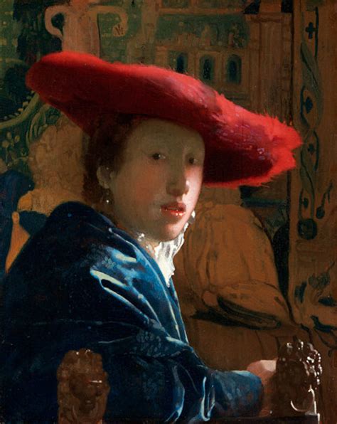 Vermeer Girl With The Red Hat Colourlex