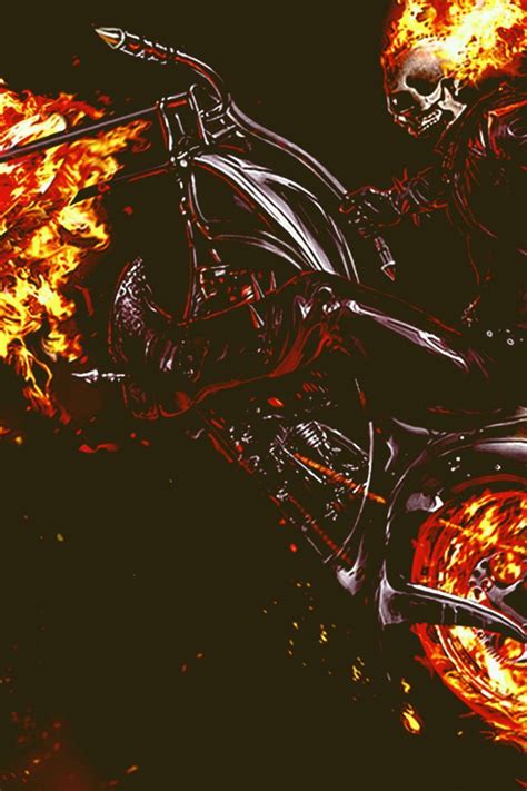 Ghost Rider, Phone Wallpapers, marvel | Ghost rider pictures, Ghost ...