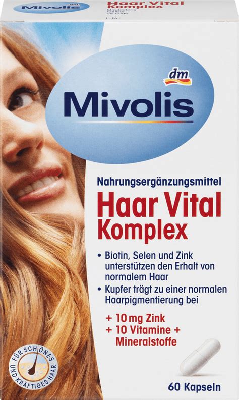 Mivolis kapsle pro zdravé vlasy Vital Komplex 26 g dm cz