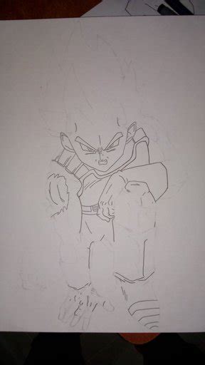 Vegeta Limit Breaker Boceto Arte Anime Amino Amino