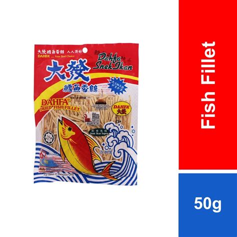 Exp Halal Dahfa Fish Snack G Dried Fish Fillet Snek Ikan