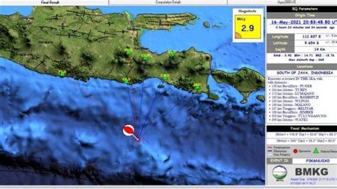 Pagi Ini Tiga Gempa Bumi Guncang Malang Dan Jember Jawa Timur Apa Yang