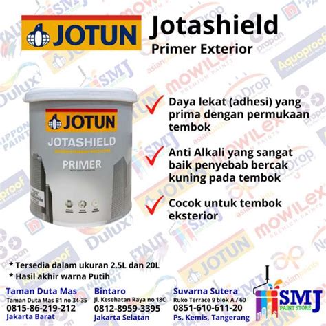 Promo Jotun Jotashield Primer Kemasan 20 Liter Cat Dasar Exterior