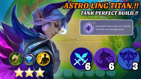 Astro Ling Titan Ling Boost Damage Combo Tank Build Magic Chess