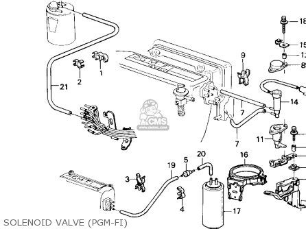 Honda ACCORD 1986 G 4DR LXI KA Parts Lists And Schematics