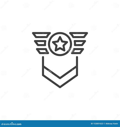 US Air Force Rank Insignia Vector Illustration | CartoonDealer.com #8820836