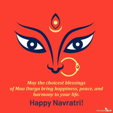 Navratri Greetings - English | Artworkbird