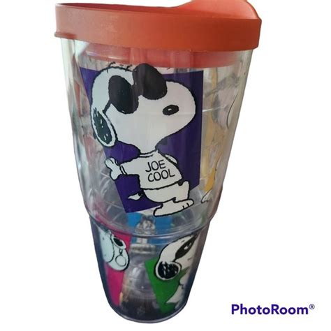 Tervis Kitchen Tervis Plastic 2oz Tumbler With Lid Joe Cool Snoopy