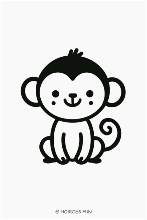 🐒How To Draw A Monkey Step-by-step? Cute Monkey Drawing Easy