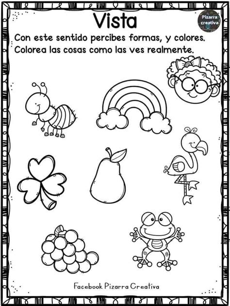 Senses Preschool Preschool Tracing Preschool Learning Activities