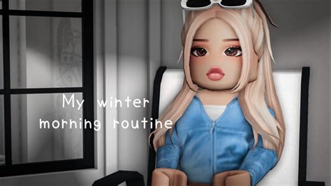 My Morning Routine ️☃️ Winter Edition Welcome To Bloxburg Rp