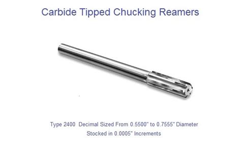 Carbide Tipped Reamers | carbideanddiamondtooling.com