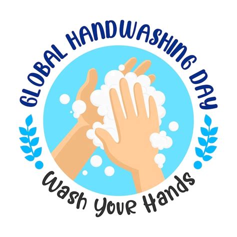 Premium Vector Global Handwashing Day Wash Your Hand