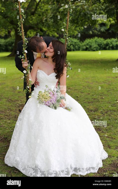 Wedding UK Bride And Groom Stock Photo Alamy