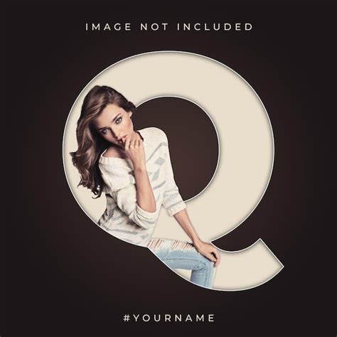 Premium Psd Social Media Instagram Template Of Letter Q