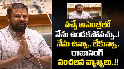 Mla Raja Singh Interesting Comments In Telangana Assembly Raghunandan