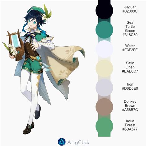 Pin By Stellarchapters On Genshin Impact Characters Colors Color