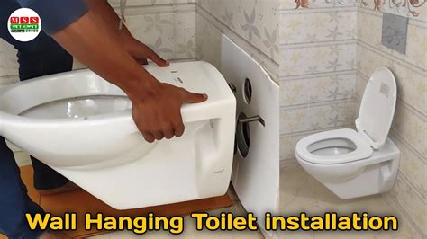 Wall Hanging Commode Installation Wall Mounted Toilet Install Wall