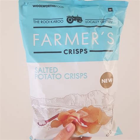 Woolworths Food Farmers Crisps Salted Potato Crisps Reviews Abillion